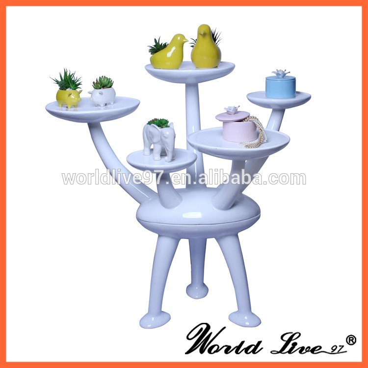 latest resin 5 plates display stand for decoration