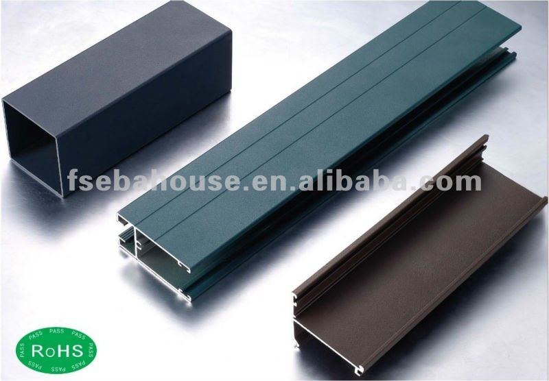 Powder coated aluminum louver window for air-conditioner protection