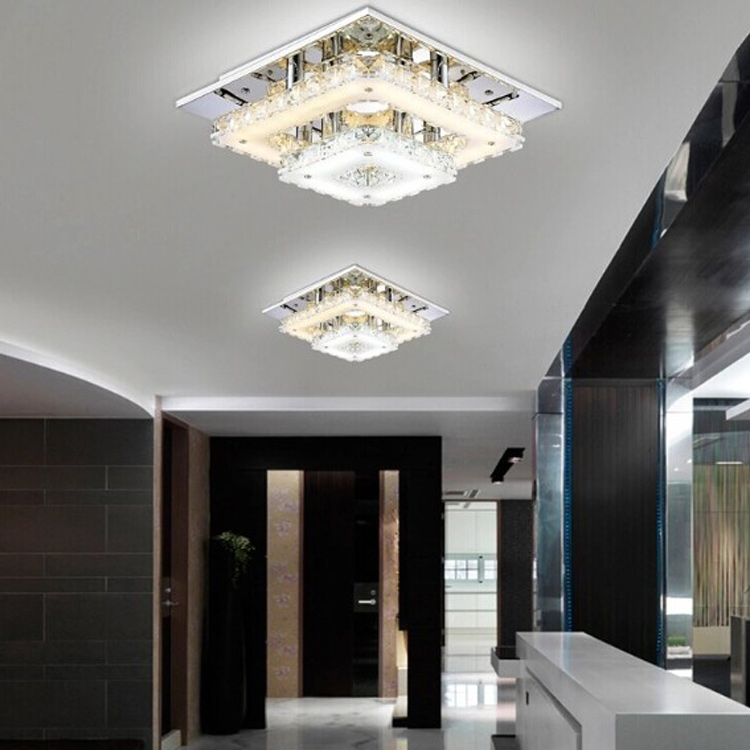 ZhongShan Modern K9 clear Crystal Ceiling Lighting Chandelier