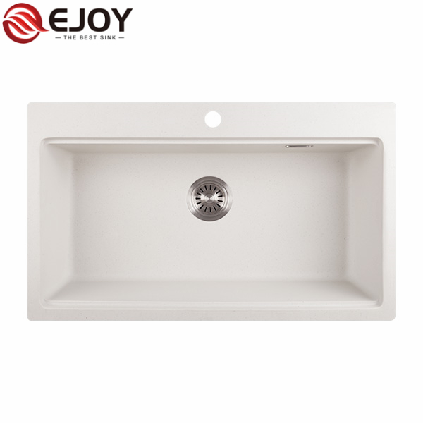 EJOY High Quality quartz sink Customized quartz stone kitchen sink