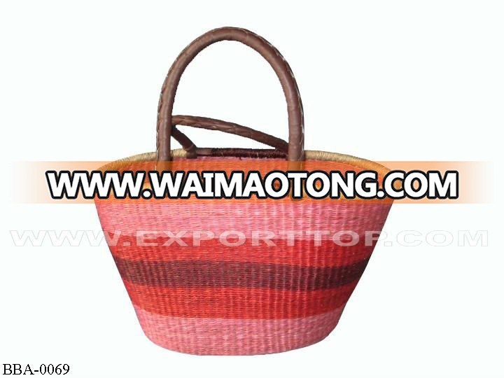 Unique supplier of colorful sea grass bags (july@etopvietnam.com)