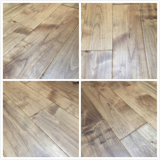 18mm Rustic Style Cross Handscraped Birch Wood Timber Flooring