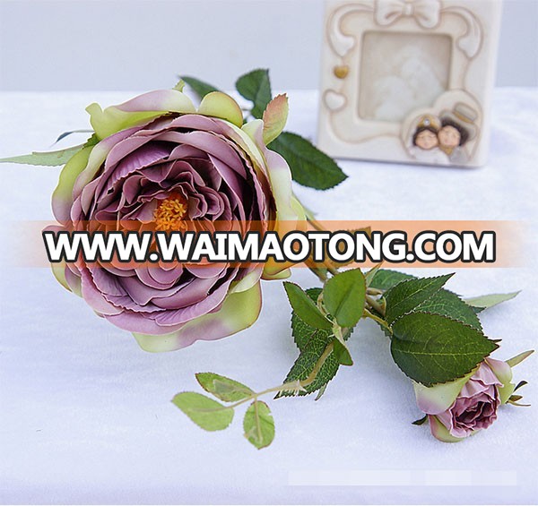 Best selling silk artificial rose flower for wedding