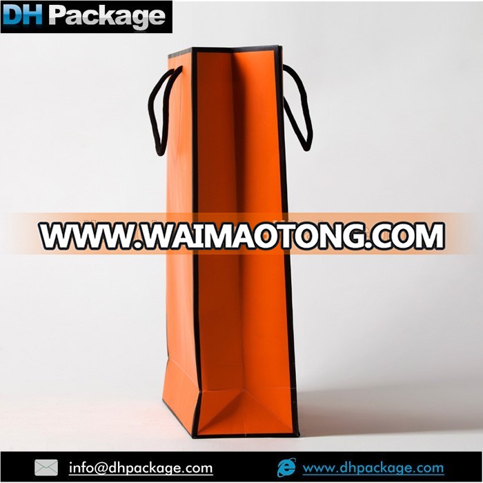 Luxury Laminated Paper Shopping Bag, paper bag with handle, wholesale paper bag