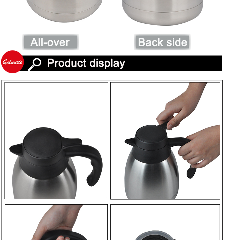 1000ml stainless steel vacuum coffee water flask water Jug