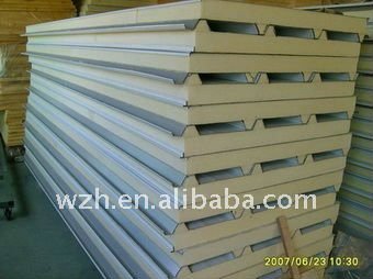 Super quality insulated, PU sandwich panel for roof and wall