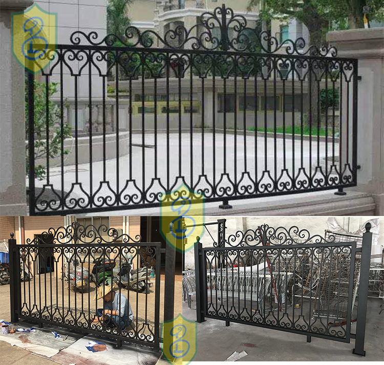 Top-selling modern arts and crafts iron fence