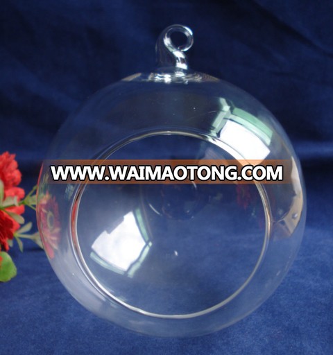 MH-K007 delicate glass empty ball for wedding /party decoration