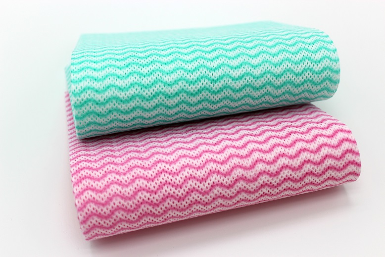 High quality viscose polyester perforated roll cleaning cloth