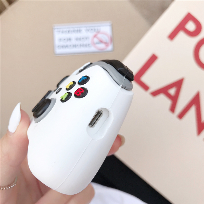 Cute Cartoon Luxury 3D Video game controller Earphone silicone case For Airpods pro 3 Xbox gamepad Protective cover