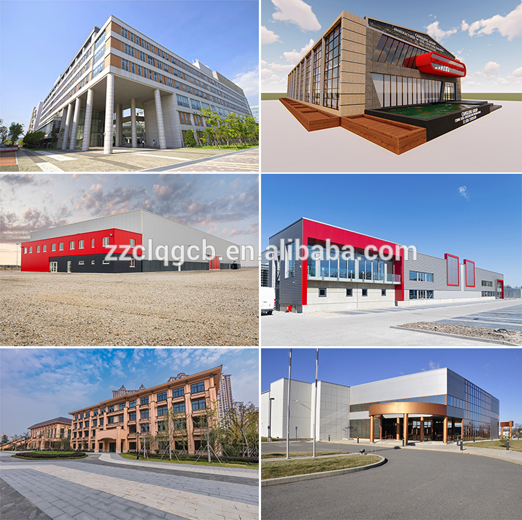 Installing steel structure office building for supermarket/shopping mall and plaza