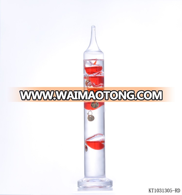 Galileo Thermometer Heart Kiss