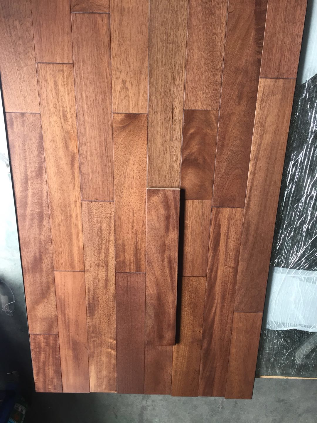 Cheap Dark color Tauari Hardwood Flooring ABC Grade