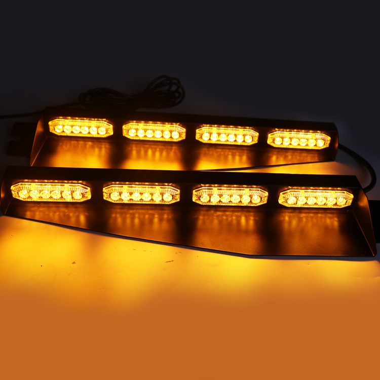 Dash deck lightbar with 12W black light for roadway signal