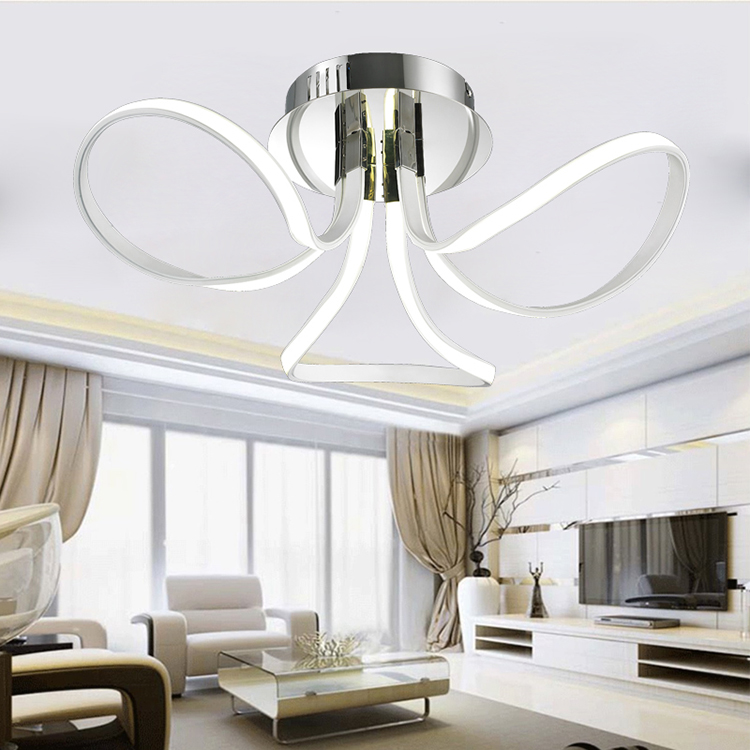 Interior Design Modern Ceiling Light For Hotel And Home High Power Decorative Acrylic Ceiling Light