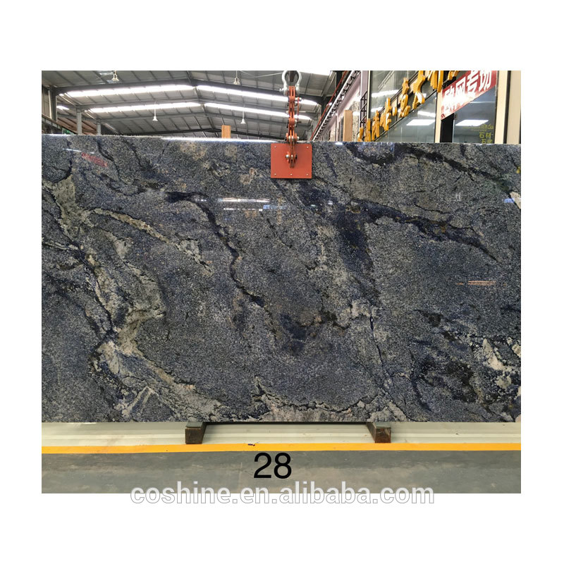 2cm Natural Exotic Azul Bahia Granite Slab