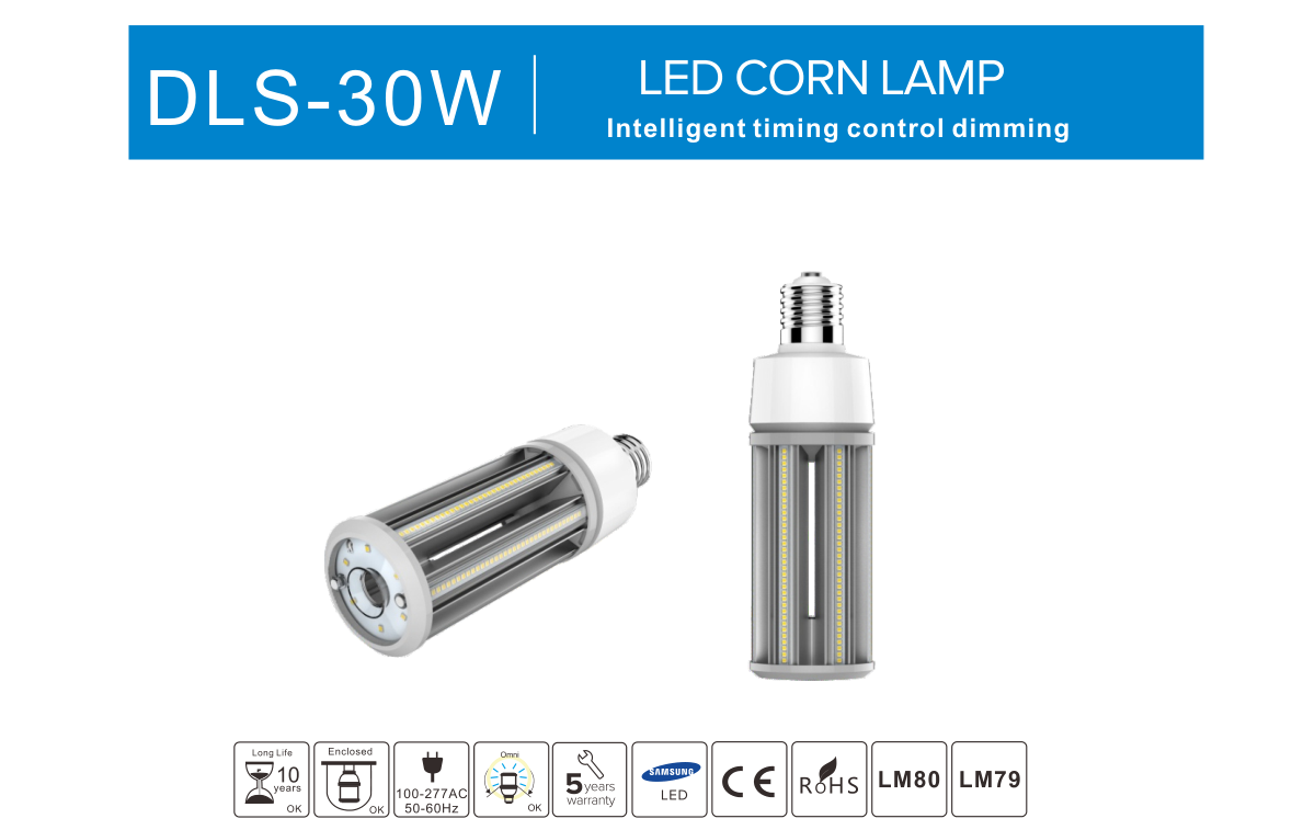 Hot sale new design E27 dimmable led corn bulb