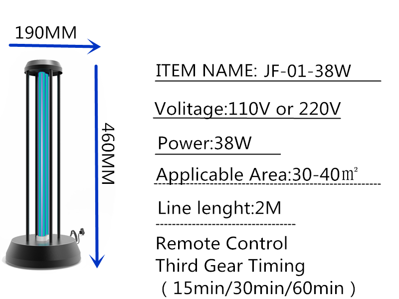 Wholesales uv ozone lamp professional ultraviolet lamp uvc light high quality uv lamp portable