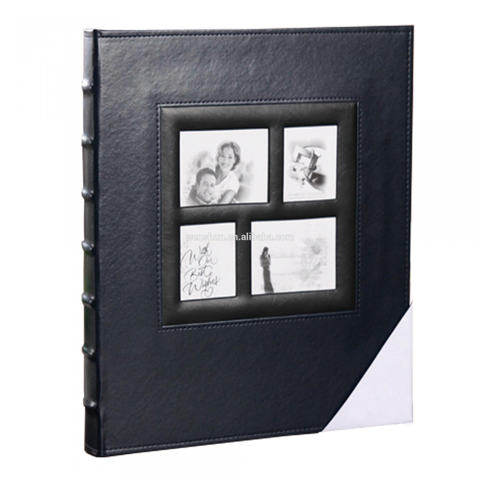 Extra Large Capacity Leather Cover Wedding Family Photo Albums Holds 500 4x6 Photos