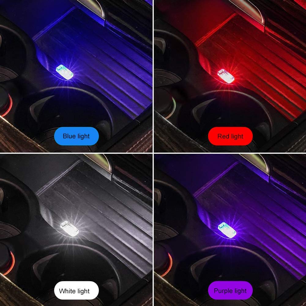 Universal Mini Flexible USB LED Car Interior Light Neon Atmosphere Tube Ambient Lamp