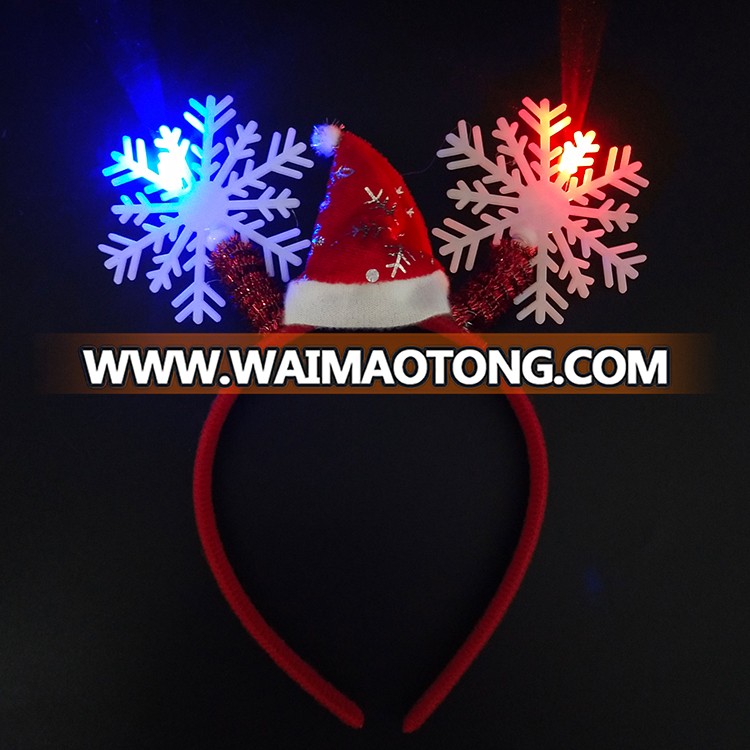 Christmas party supplies colorful flashing LED headband