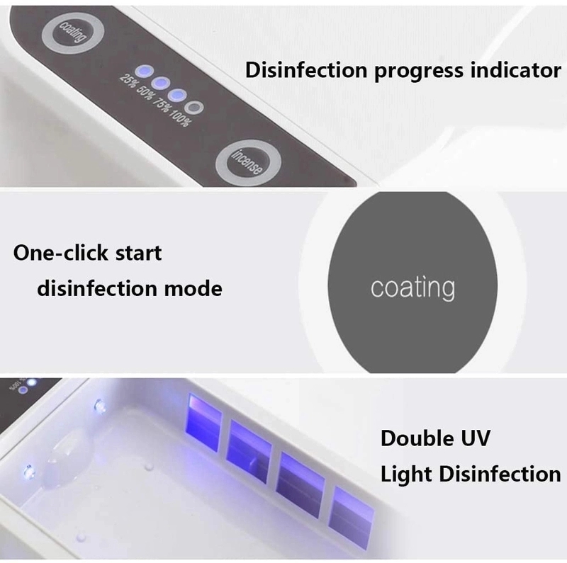 2020 Hotsaleing Mini UV Light Sterilizer Cell Phone Cleaner Sanitizer Portable Disinfection UV Led Sterilizer Box with USB