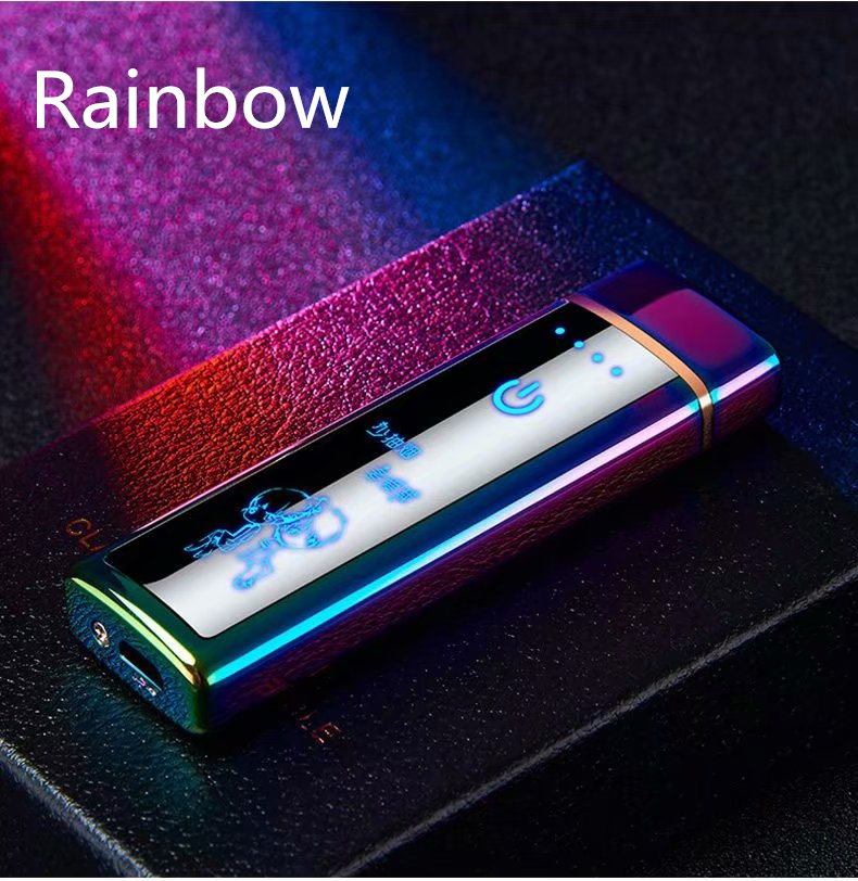 High-tech touch sensing double arc ignition lighter with gift box and custom logo