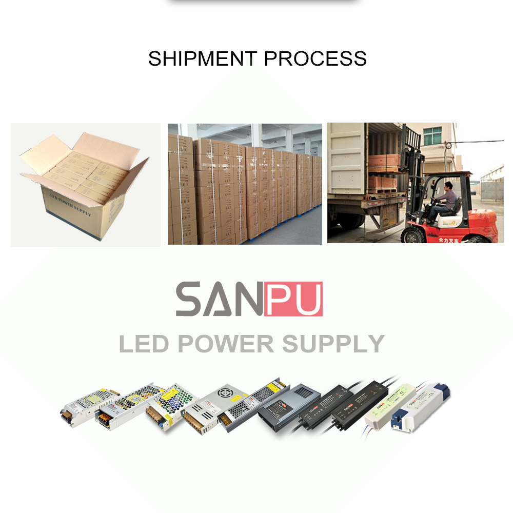 SANPU 0-10V and Triac Dimmable 110v 100W 220v dc power supply 8a manufacturer smps 12V 8A driver for led strip