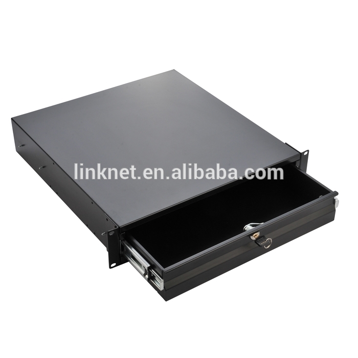 19 inch rackmount 1U sliding network cabinet drawer