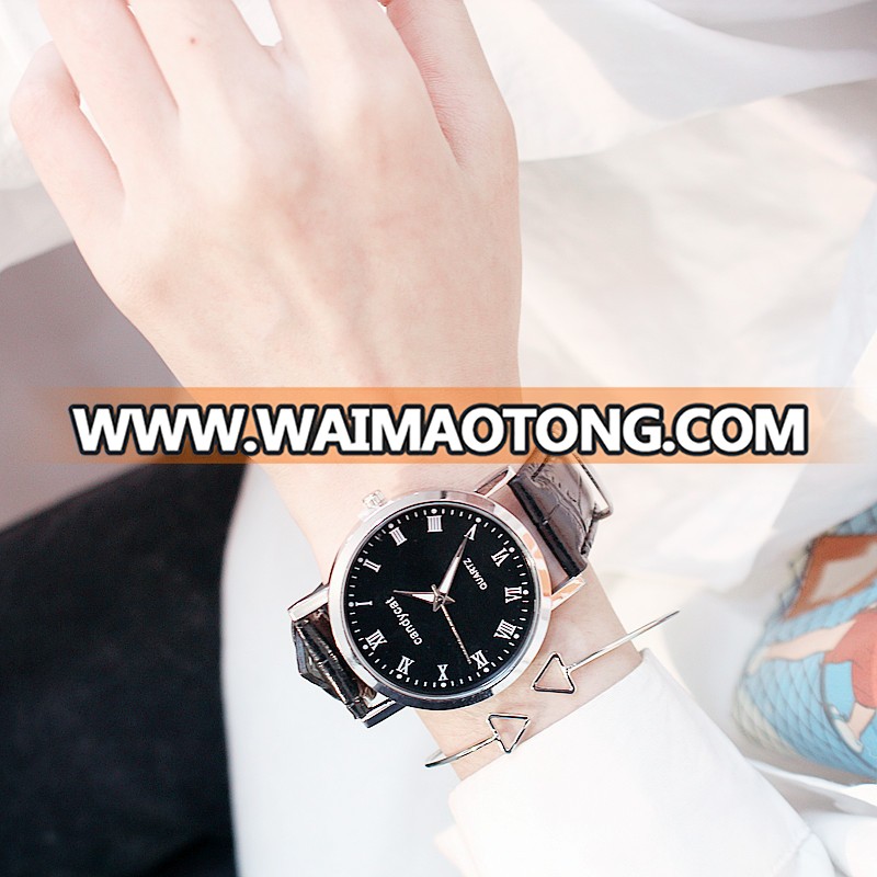 Fashion Watch Women Casual Atmosphere Korean Students Waterproof Simple Men's Watch Couple Watches