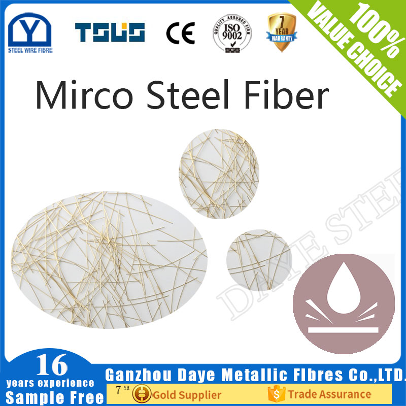 Concrete Steel Fiber Steel Straight wire fible Brass Coated Steel Fiber