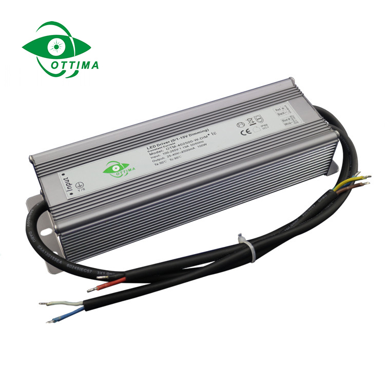 100-265V switch model waterproof power supply 100W constant current dimmable led driver