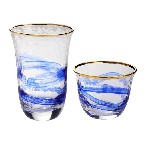 Japanese style glass lucency cup home decoration accessories.