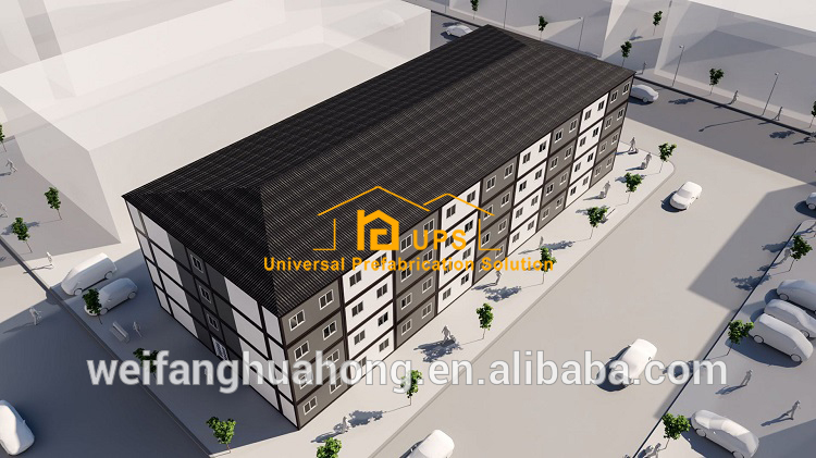 2020 UPS new tech fast construction projects low cost real estate container houses prefabricated office building