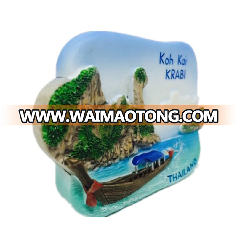 Thailand Resin Fridge Magnet Collectible Souvenirs Tourist Gift