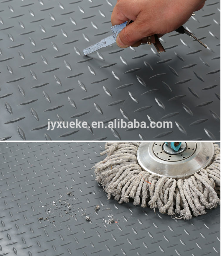 pvc  vinyl plastic garage transport flooring   in roll