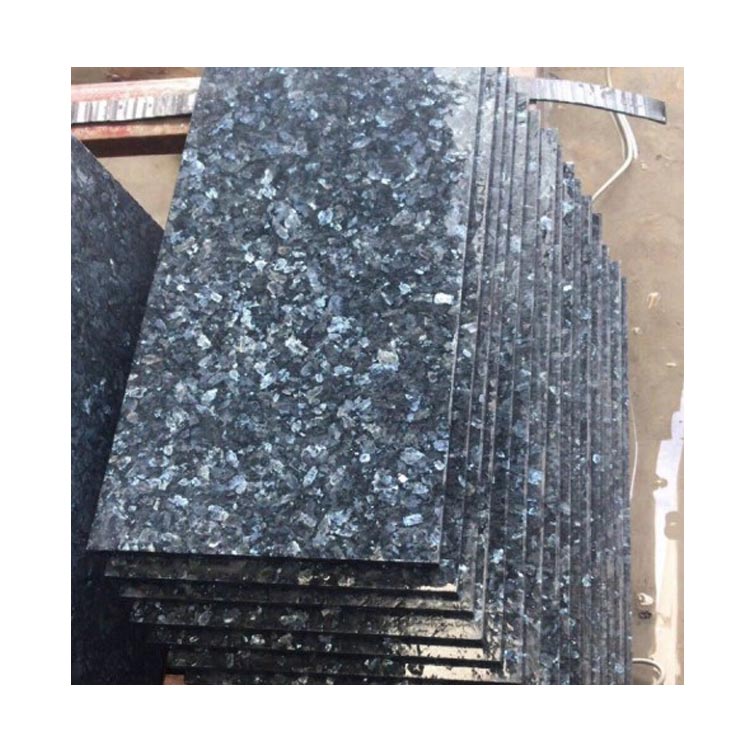 Produce dark blue silver granite tile polished floor wall tiles granite blue pearl