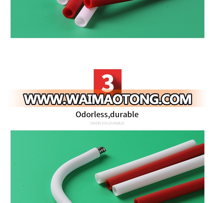 Customized flexible gooseneck silicone tube for table lamp machnical lamp usb gooseneck cable