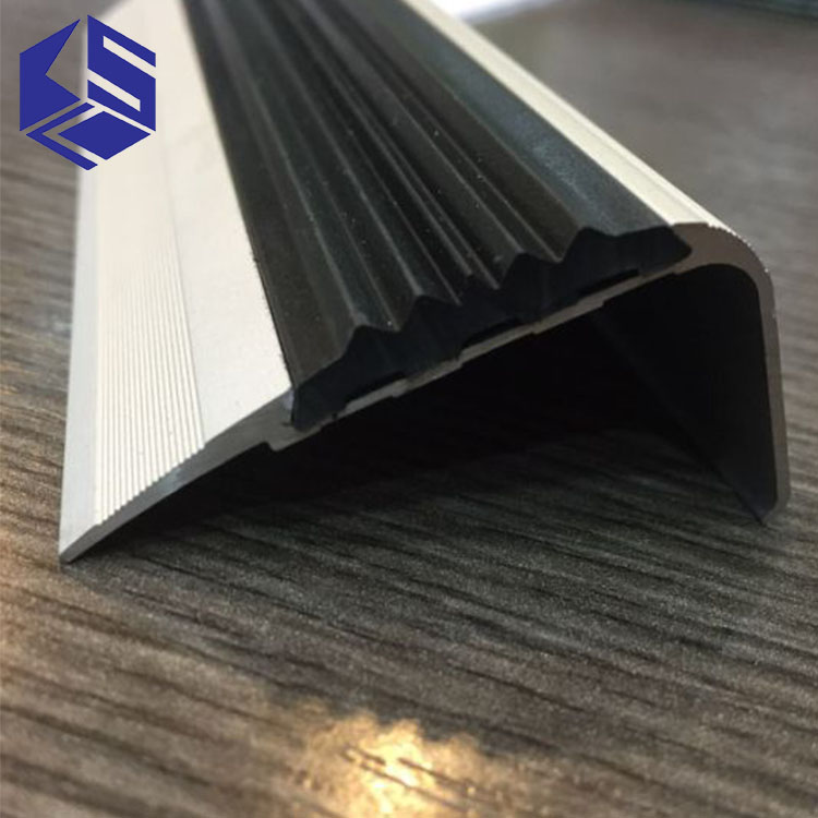 KSL Ceramic Tile Aluminium Rubber Stair Nosing for Vinyl Floor