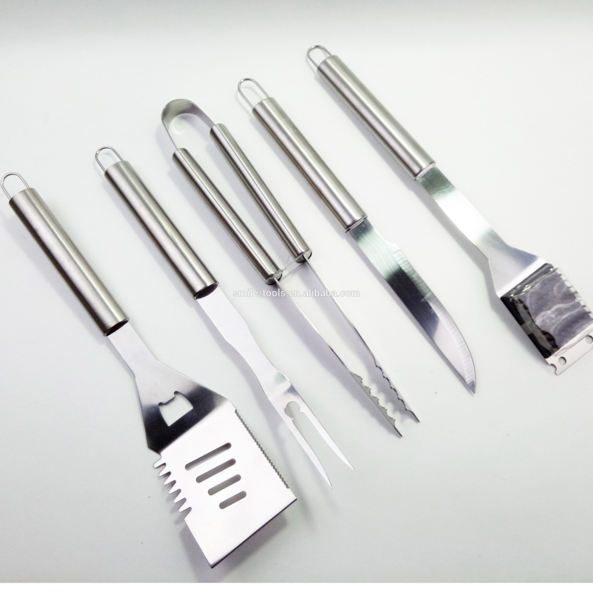 Custom Design BBQ Tools Set Stainless Steel