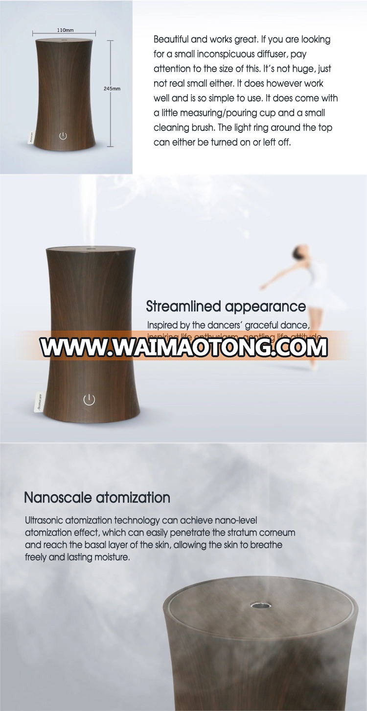 Aromacare 300ml Wooden Led Aroma Diffuser  Aromatherapy Oil Diffuser