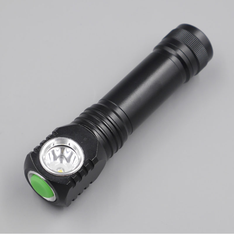 Portable XP-G3 led magnet mini usb torch pocket clip outdoor camping light flashlight