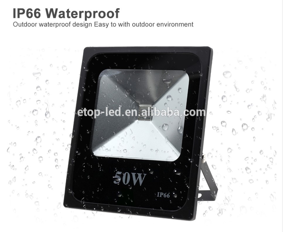 Outdoor 30W 50W High Power UV LED Blacklight Flood Light 85V-265V AC IP66 Waterproof for shows and parties