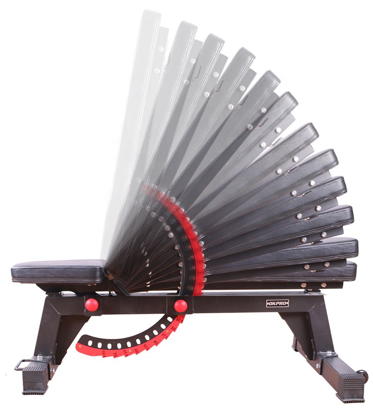 OKPRO Multifunction Commercial Equipment Adjustable Bench