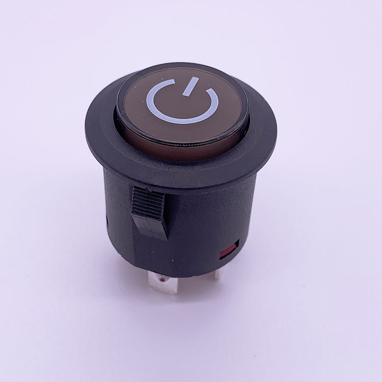 22mm 10A 12v illuminated momentary push button switch