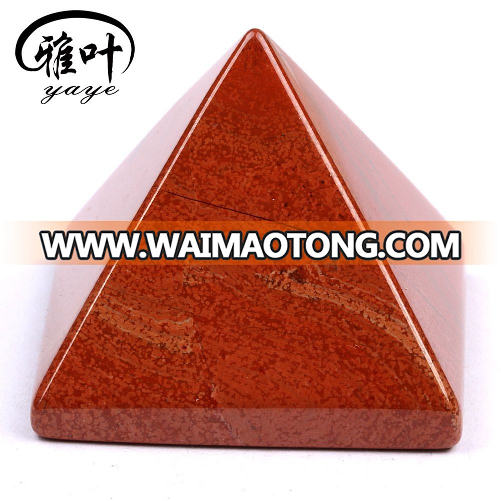 Natural Red Jasper Orgone Pyramid Crafts