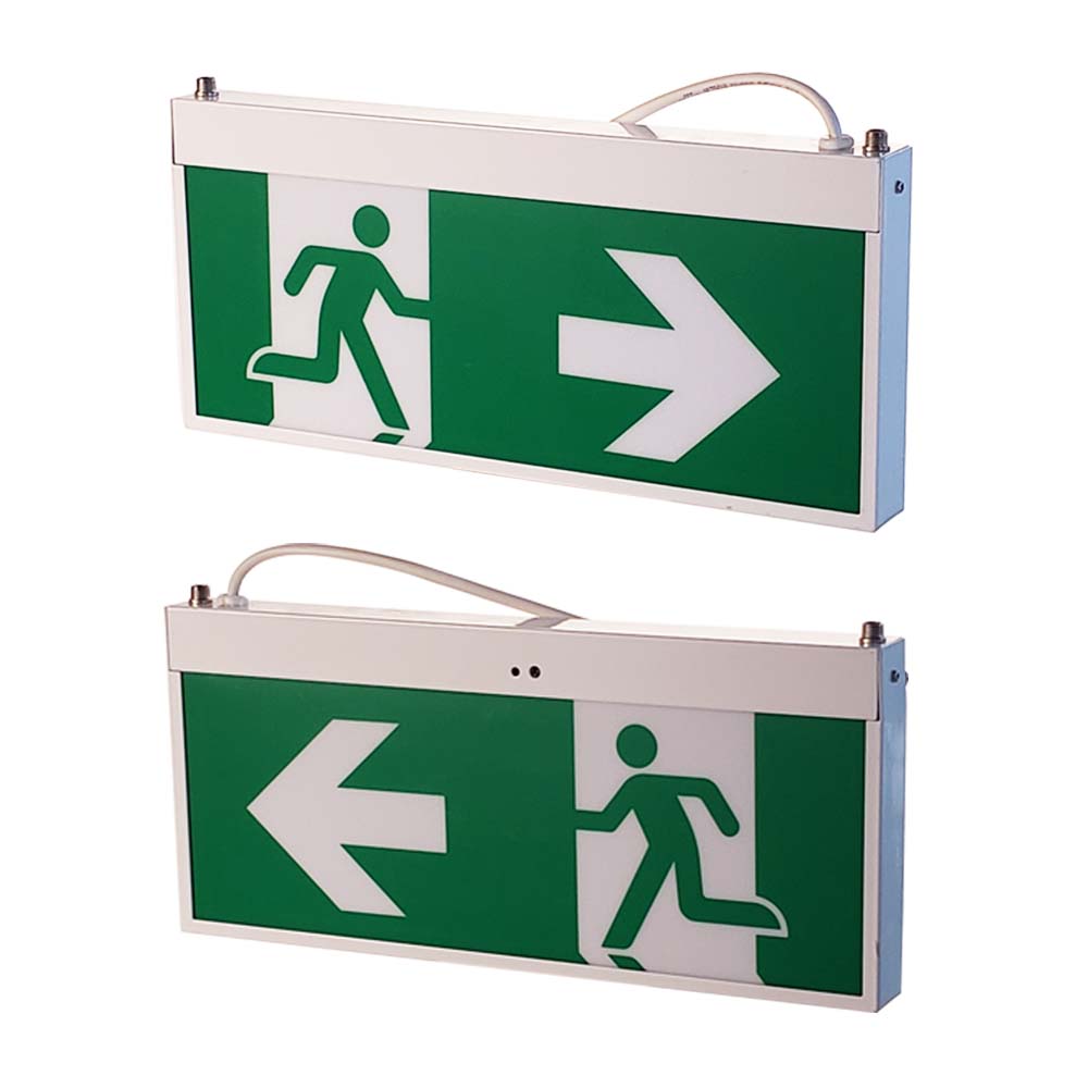 Ni-Cd Battery Backup Rechargeable LED Emergency Exit Sign Light