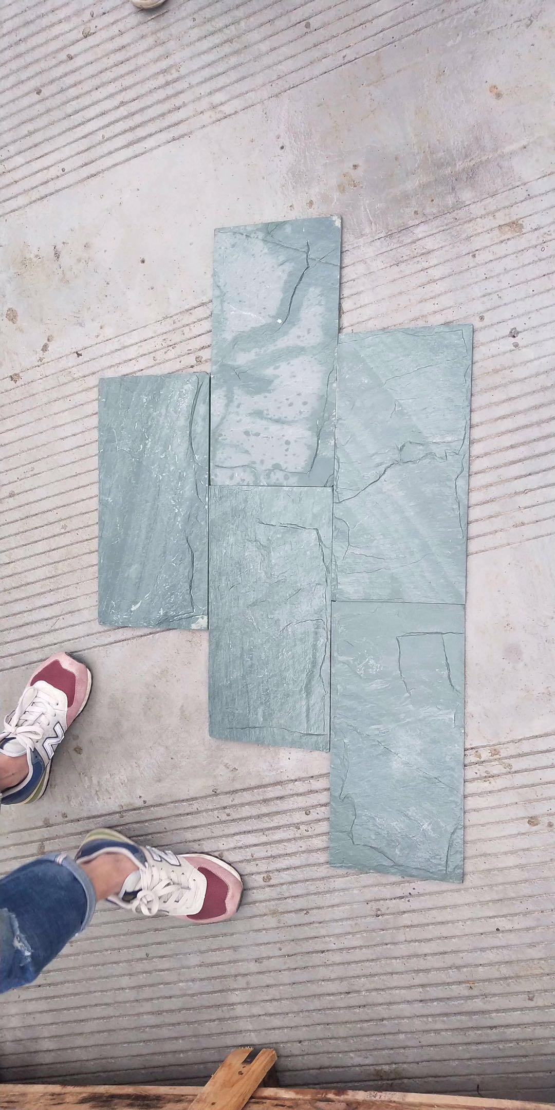 Cut To Size Dark Green Slate Tiles For Flooring