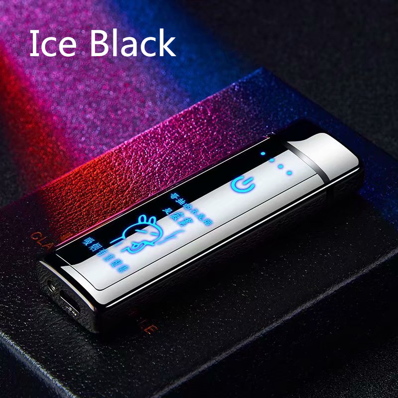 High-tech touch sensing double arc ignition lighter with gift box and custom logo