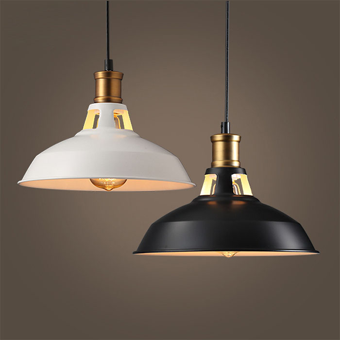 Nordic led loft iron industrial pendant lamp ceiling light NS-125424-27cm